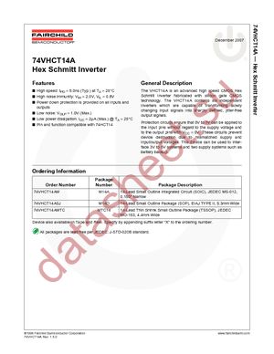 74VHCT14AM datasheet  